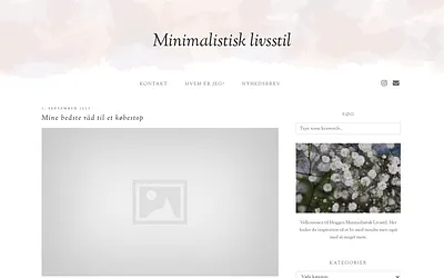 minimalistisklivsstil.dk snapshot