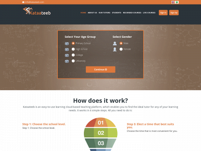 kataateeb.com snapshot