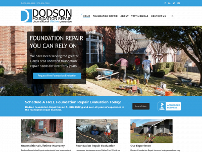 dodsonfoundationrepair.com snapshot