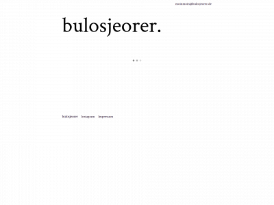 bulosjeorer.de snapshot