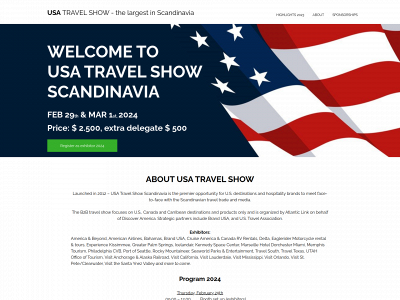 usatravelshow.dk snapshot