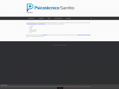 psicotecnicosarriko.com snapshot
