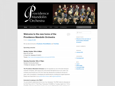 providencemandolin.org snapshot