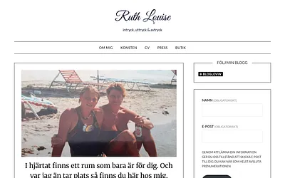 ruthlouise.se snapshot
