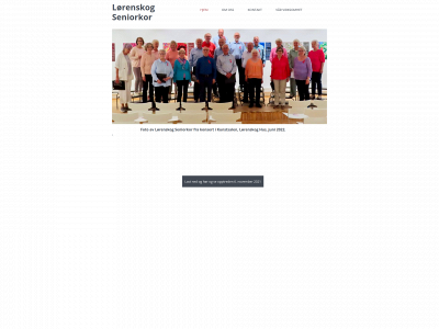 lorenskogseniorkor.no snapshot