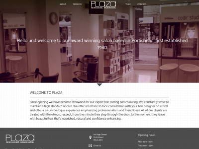 plazahairdressing.co.uk snapshot