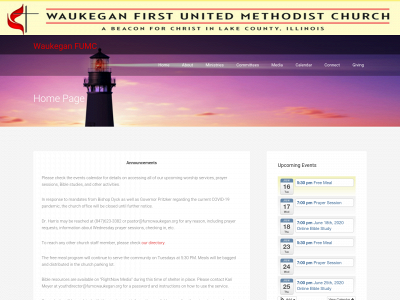 fumcwaukegan.org snapshot