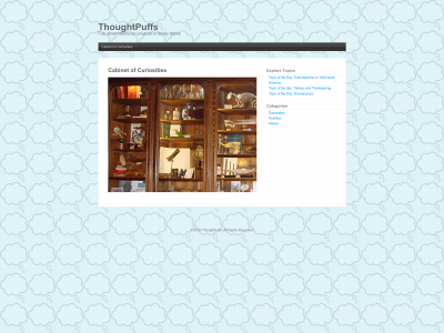 thoughtpuffs.com snapshot