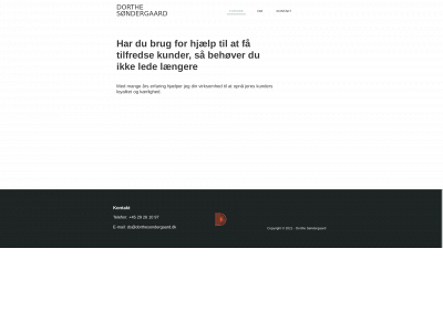 dorthesondergaard.dk snapshot