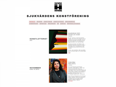 sjukvardenskonstforening.se snapshot