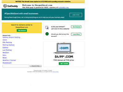 thespotlocal.com snapshot