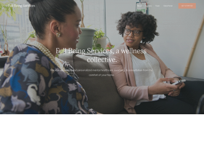 fullbeingservices.com snapshot