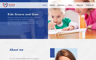 kidsgrooveandgrow.com snapshot