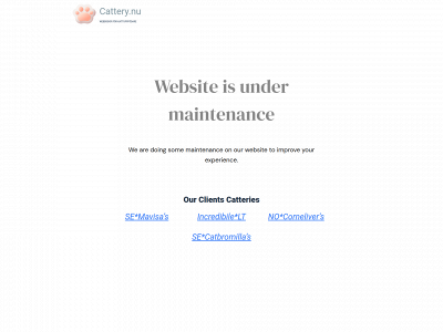 cattery.nu snapshot