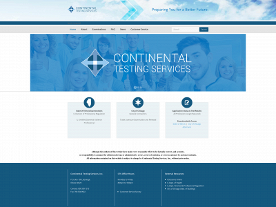 continentaltestinginc.com snapshot