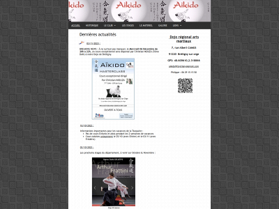 aikido91bretigny.simplesite.com snapshot