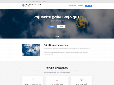 skrydziaibalionais.lt snapshot