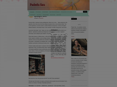 padedusau.lt snapshot