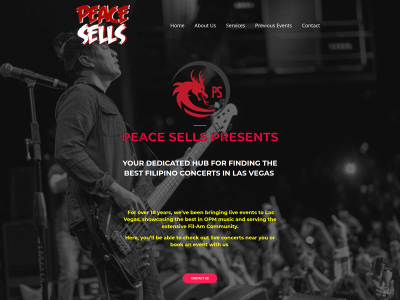 peacesellspresents.com snapshot