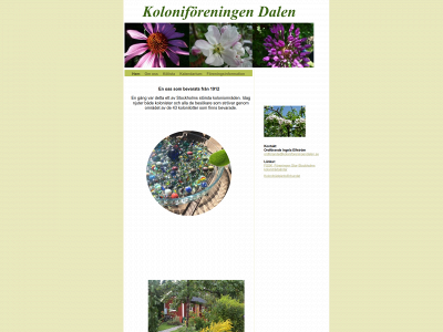 koloniforeningendalen.se snapshot