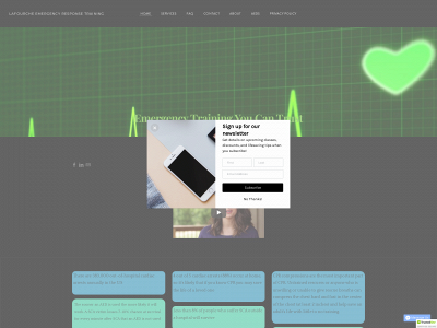 www.lafourchetraining.com snapshot