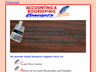 accountingbookkeepingconcepts.com snapshot