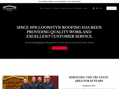 loonstynroofing1976.com snapshot