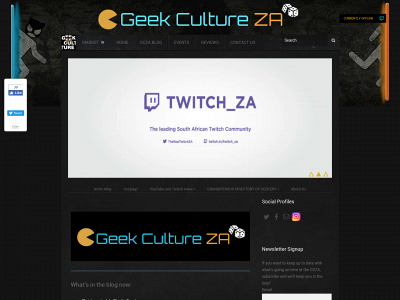 geekcultureza.com snapshot