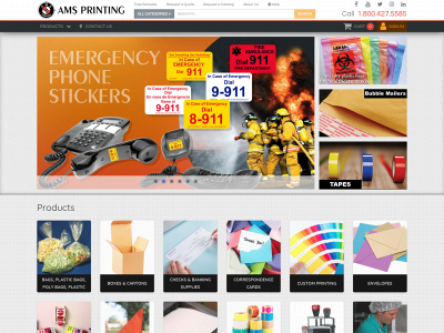 amsprinting.com snapshot
