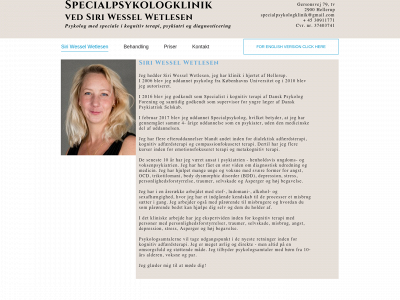 specialpsykologklinik.dk snapshot