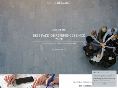 careerexcuse.com snapshot