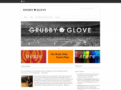 grubbyglove.com snapshot