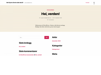 domenegeirkyrrethorrud.no snapshot