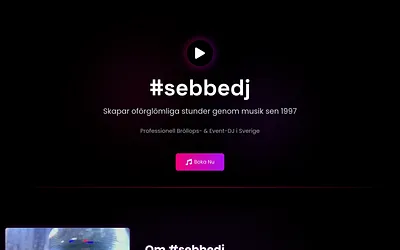 sebbedj.se snapshot