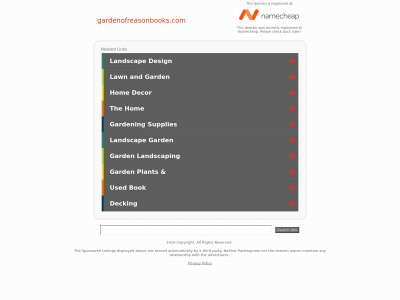 gardenofreasonbooks.com snapshot