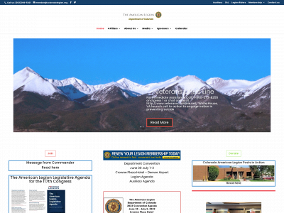 coloradolegion.org snapshot