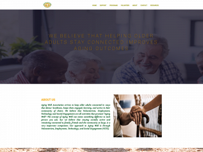 agingwellassoc.org snapshot