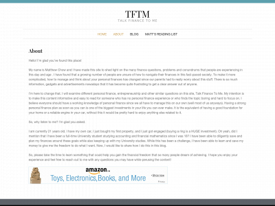 talkfinancetome.com snapshot