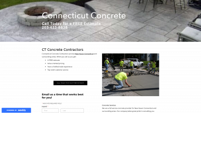 www.ctconcretecontractors.com snapshot