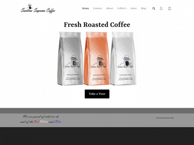 santinosupremocoffee.com snapshot