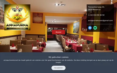 annapurnaresturant.be snapshot