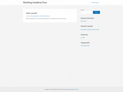 stichtingacademypuur.nl snapshot