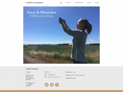 josefinegustafsson.se snapshot