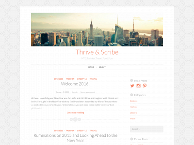 thriveandscribe.com snapshot
