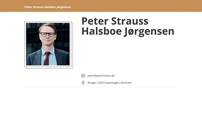 peterstrauss.dk snapshot