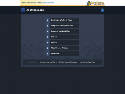 alikfitness.com snapshot