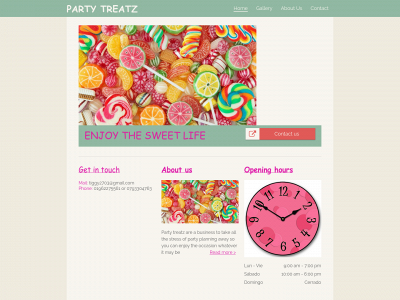 partytreatz.co.uk snapshot