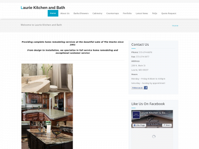 lauriekitchenandbath.com snapshot