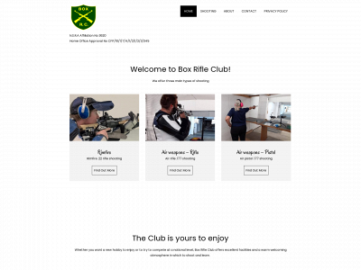 boxrifleclub.org snapshot