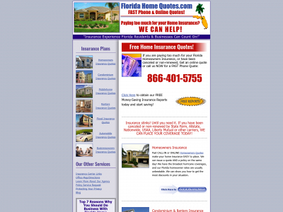 floridahomequotes.com snapshot